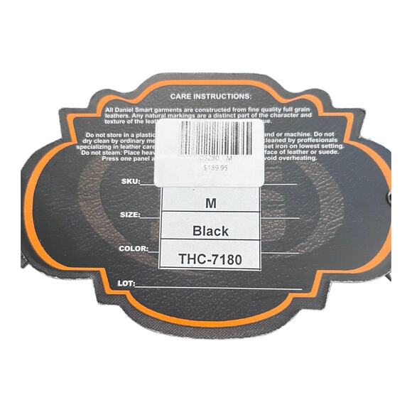 Biker Motorcycle Vest Womens Sz Med Soft Black Leather Zip Side Laces NWT Pocket - Picture 13 of 15